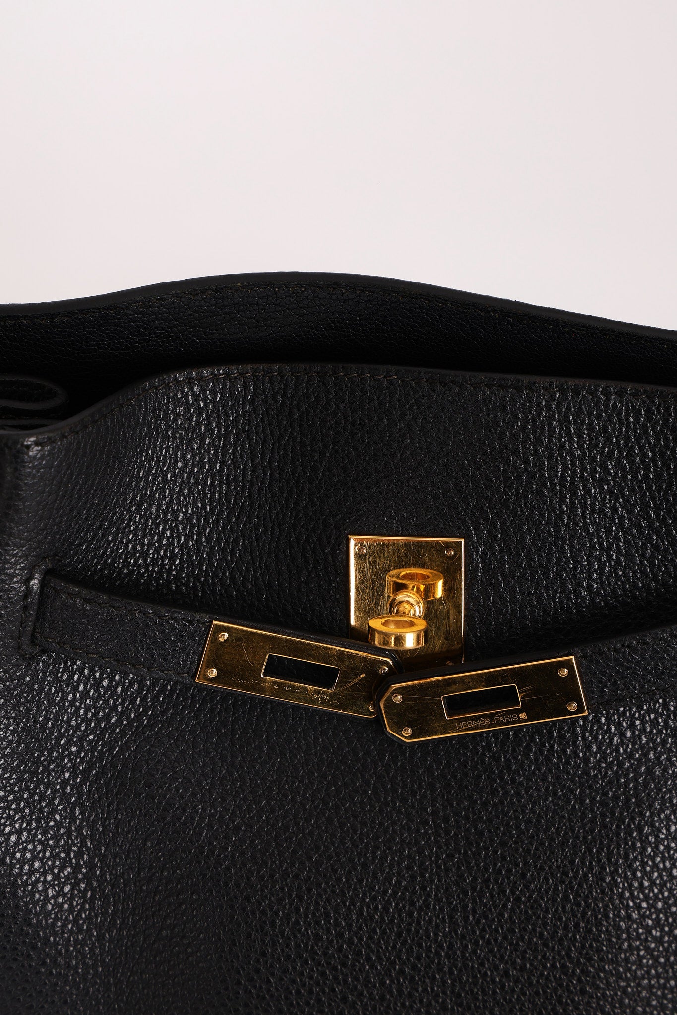 Hermès Kelly Sport MM Noir Togo GHW