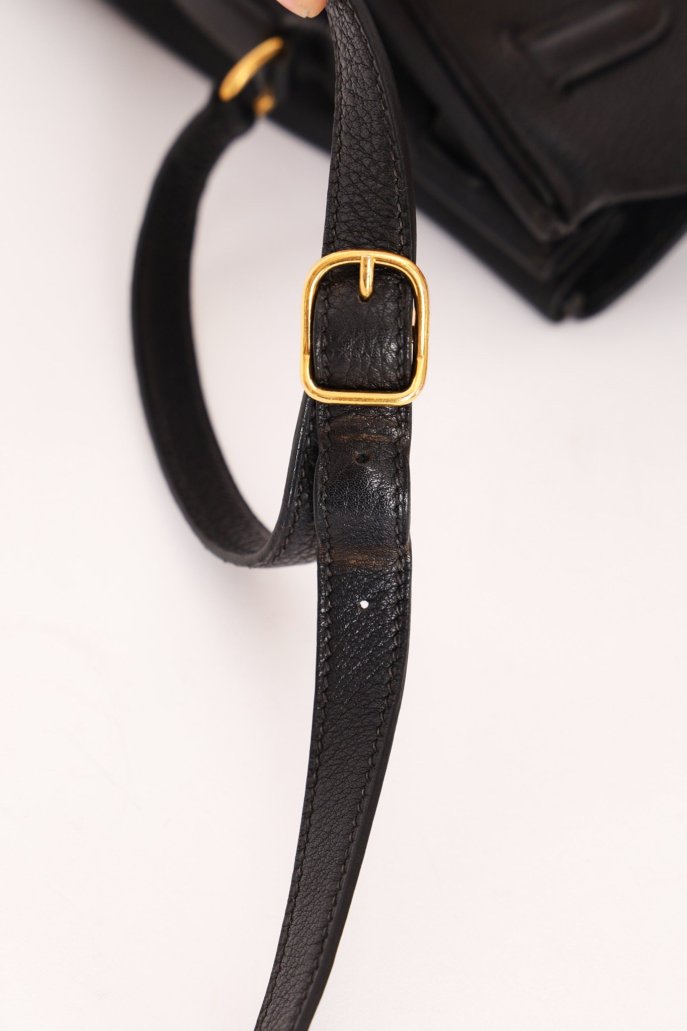 Hermès Kelly Sport MM Noir Togo GHW
