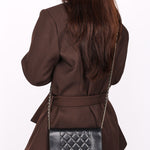 Chanel Mademoiselle Wallet on Chain Black Lambskin GHW