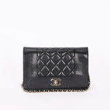 Chanel Mademoiselle Wallet on Chain Black Lambskin GHW