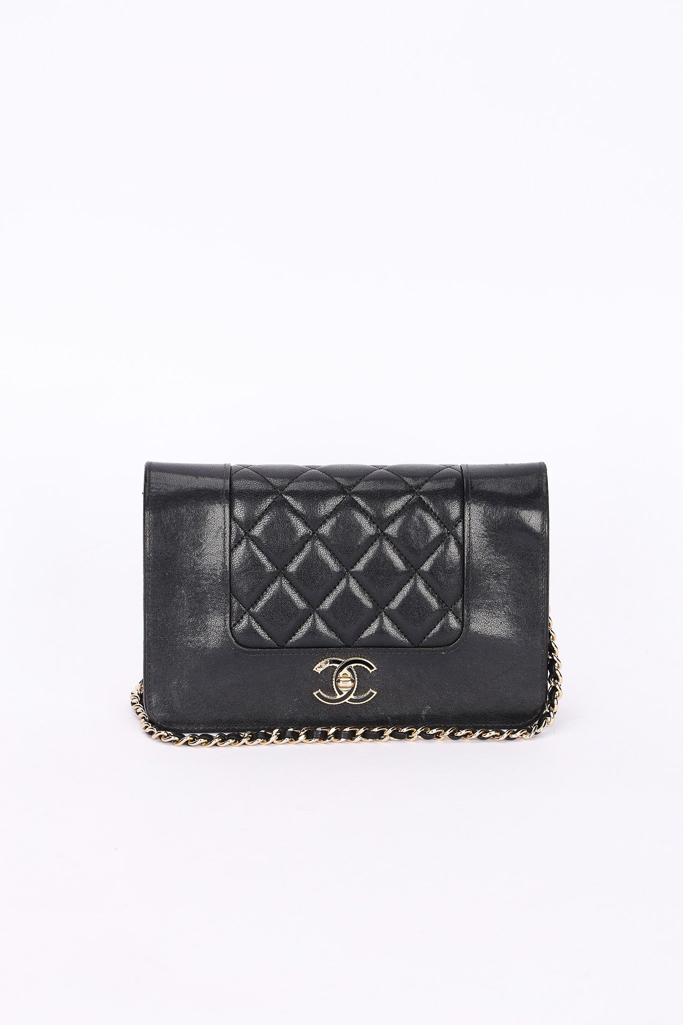 Chanel Mademoiselle Wallet on Chain Black Lambskin GHW