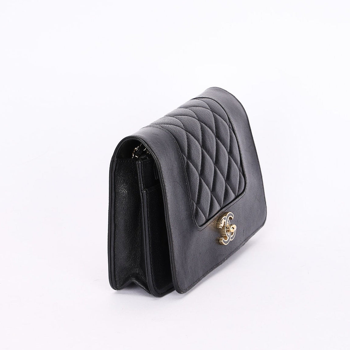 Chanel Mademoiselle Wallet on Chain Black Lambskin GHW