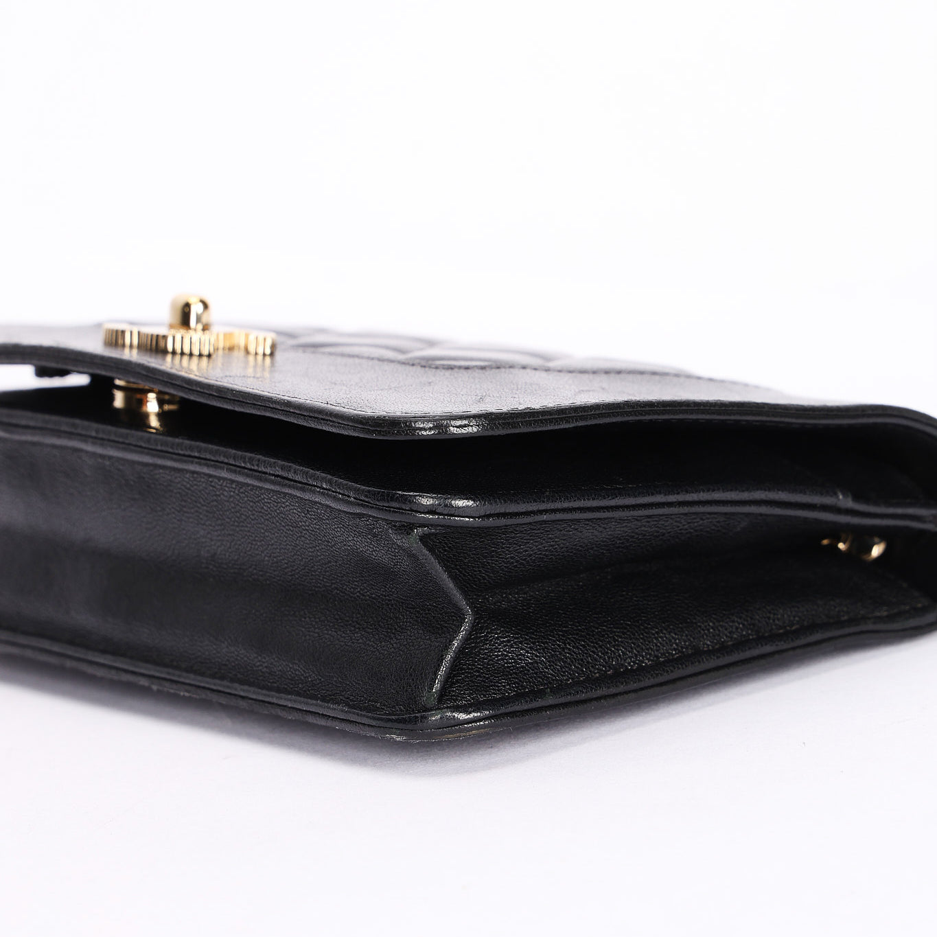 Chanel Mademoiselle Wallet on Chain Black Lambskin GHW