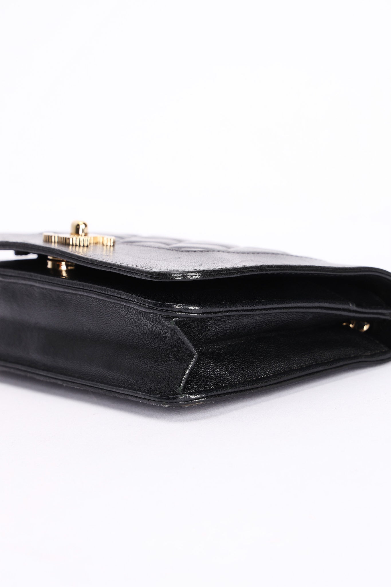 Chanel Mademoiselle Wallet on Chain Black Lambskin GHW