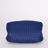Bottega Veneta Intrecciato Shoulder Bag Cobalt Blue