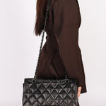 Chanel Single Flap Black Lambskin DSHW