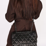 Chanel Single Flap Black Lambskin DSHW