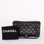 Chanel Single Flap Black Lambskin DSHW