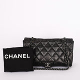 Chanel Single Flap Black Lambskin DSHW