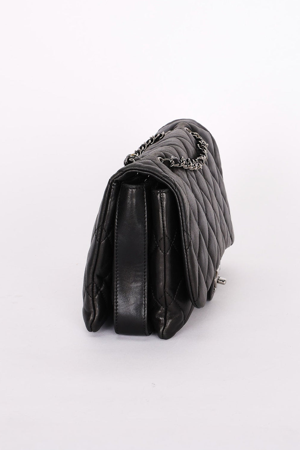 Chanel Single Flap Black Lambskin DSHW