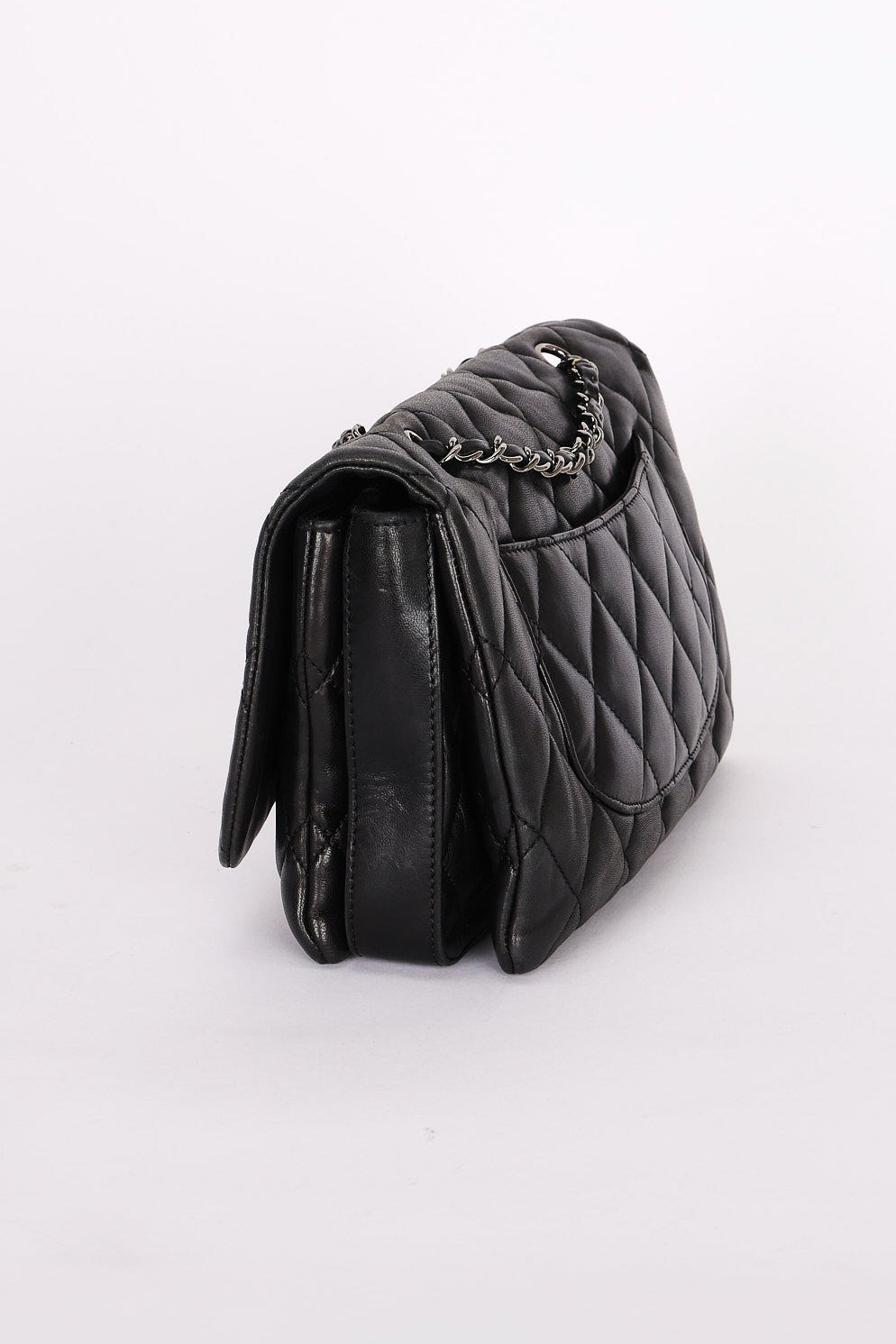 Chanel Single Flap Black Lambskin DSHW
