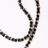 Chanel Single Flap Black Patent SHW