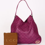 Gucci Guccissima New Britt Shoulder Bag Purple