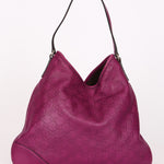 Gucci Guccissima New Britt Shoulder Bag Purple