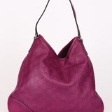 Gucci Guccissima New Britt Shoulder Bag Purple