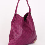 Gucci Guccissima New Britt Shoulder Bag Purple