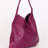 Gucci Guccissima New Britt Shoulder Bag Purple