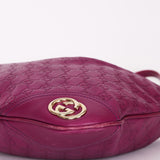 Gucci Guccissima New Britt Shoulder Bag Purple