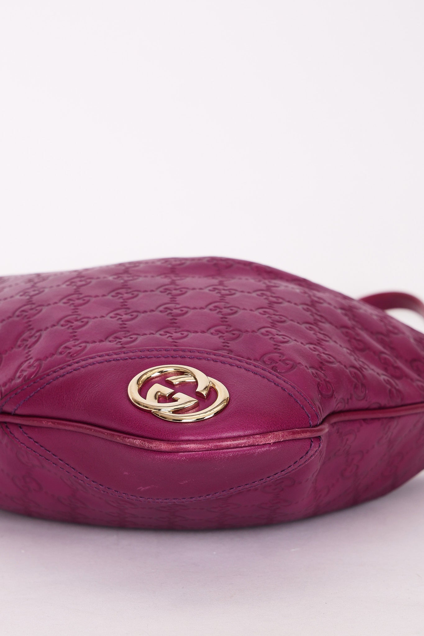 Gucci Guccissima New Britt Shoulder Bag Purple