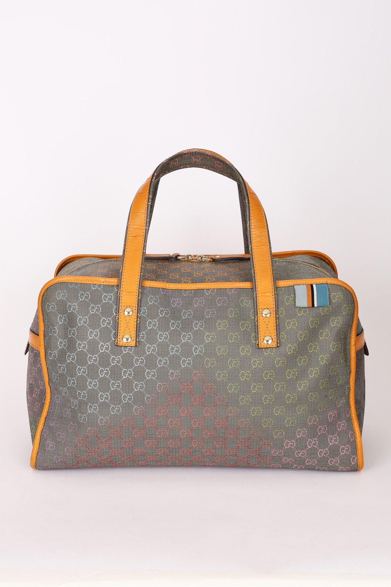 Gucci Multicolor Monogram Boston Bag