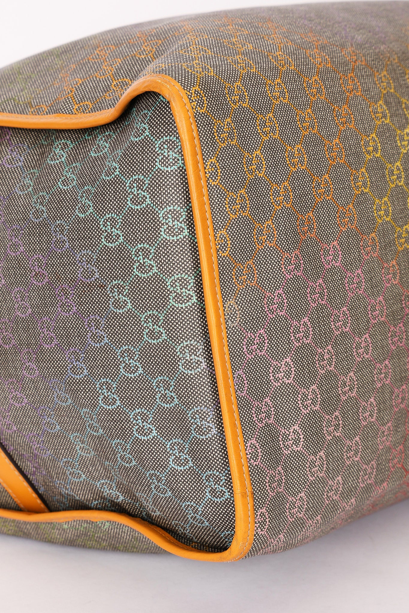 Gucci Multicolor Monogram Boston Bag