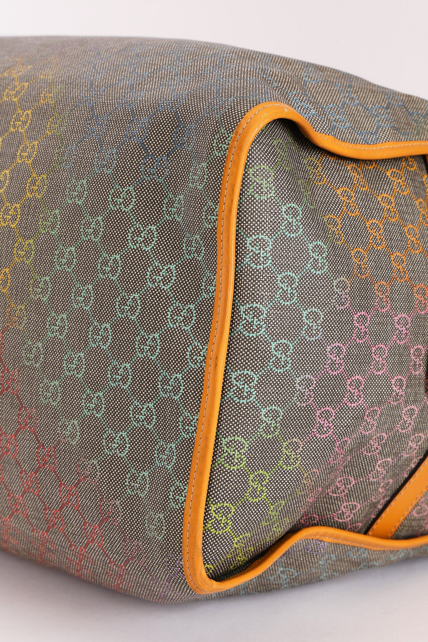 Gucci Multicolor Monogram Boston Bag