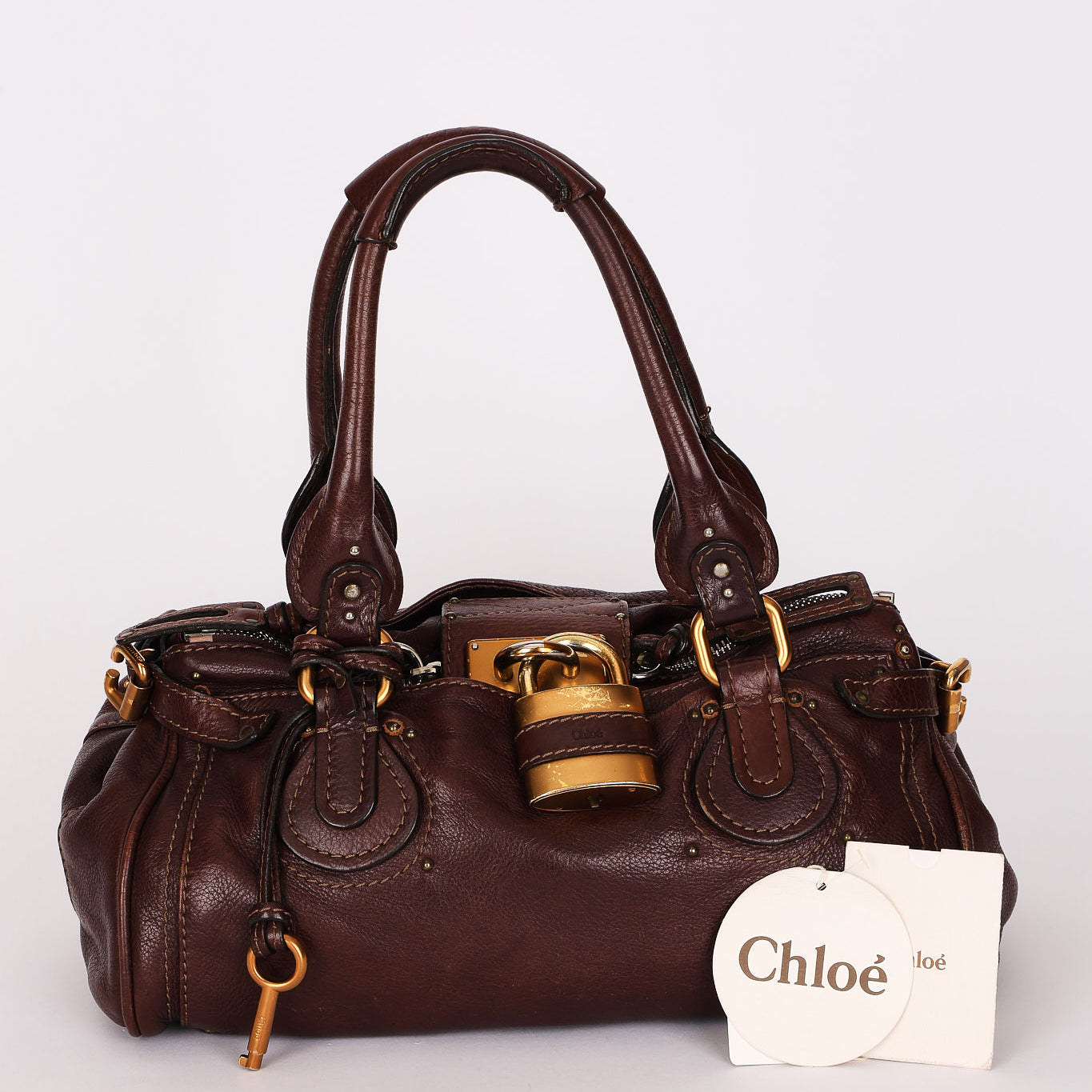 Chloe Medium Paddington Bag Brown