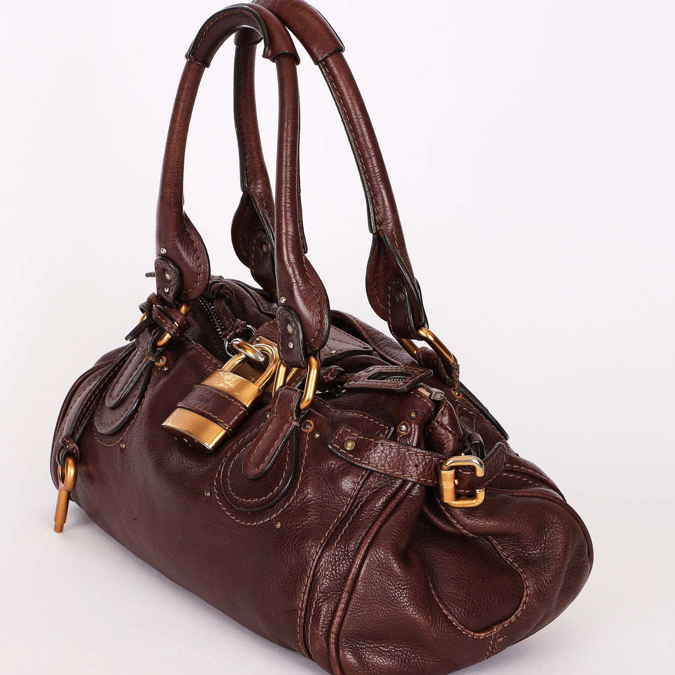Chloe Medium Paddington Bag Brown