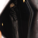 Chanel Vertical Single Flap Black Caviar 24K GP