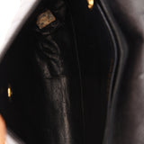 Chanel Vertical Single Flap Black Caviar 24K GP