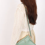Fendi First Clutch Seafoam Green