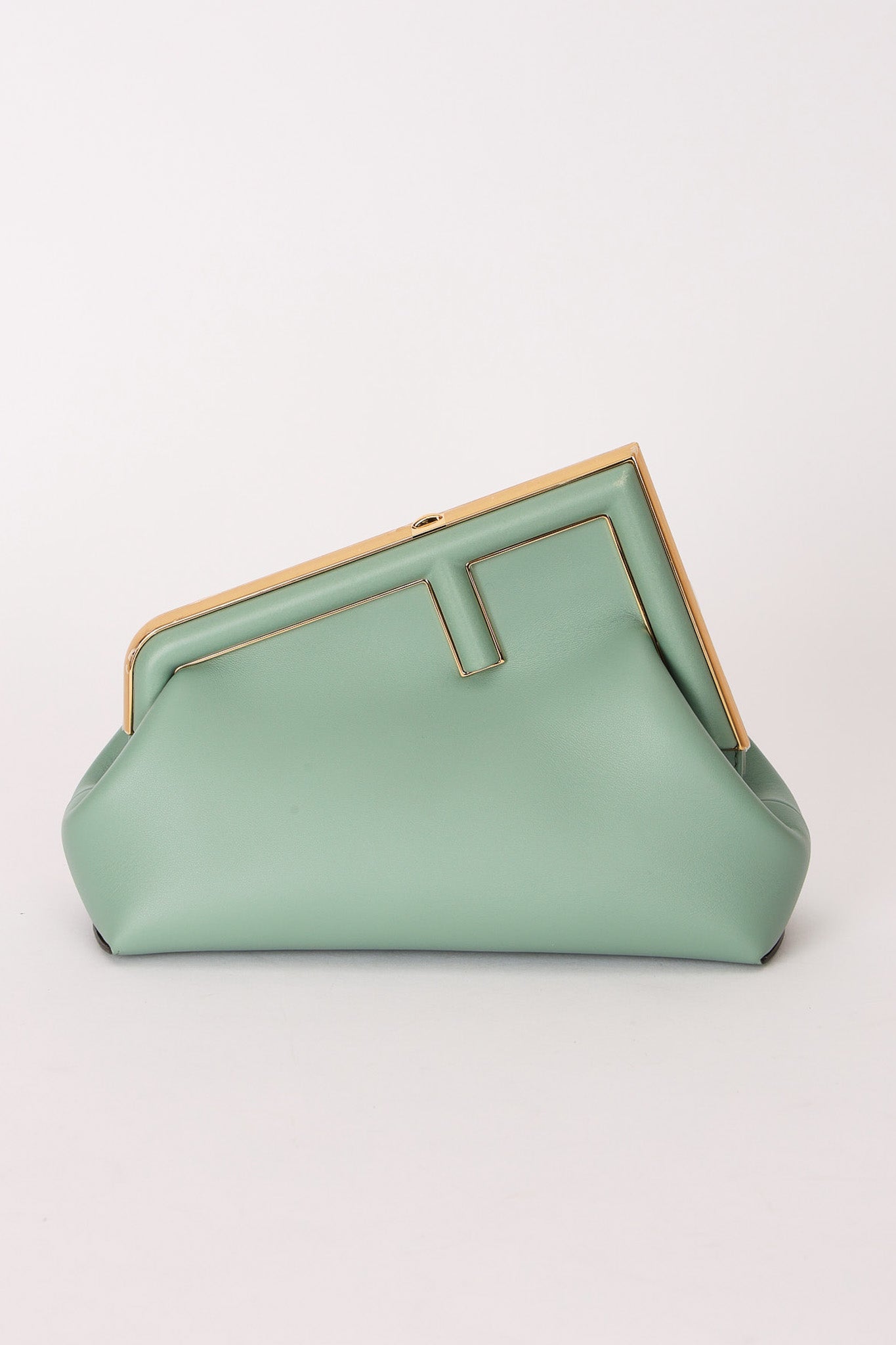 Fendi First Clutch Seafoam Green