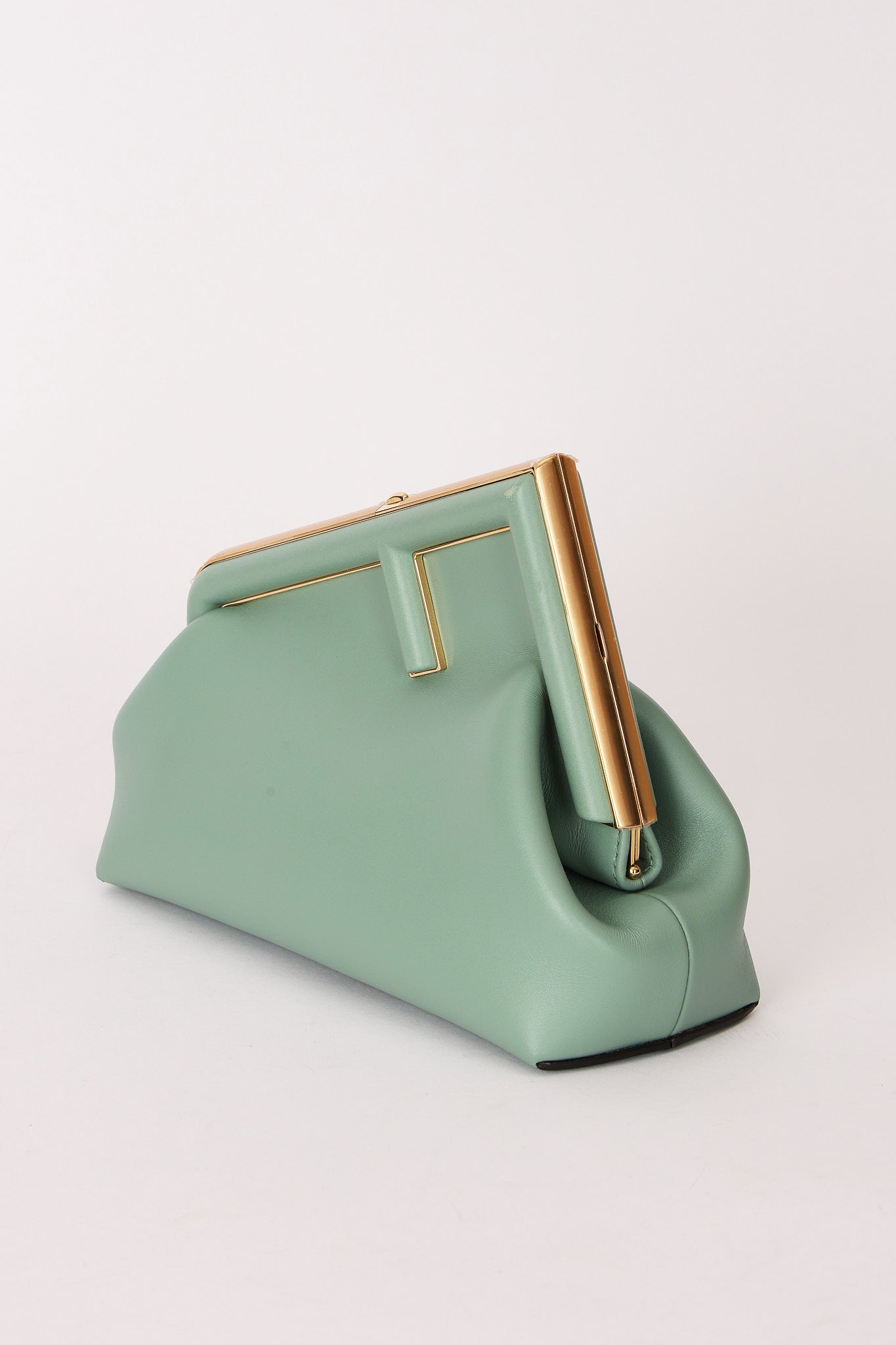Fendi First Clutch Seafoam Green