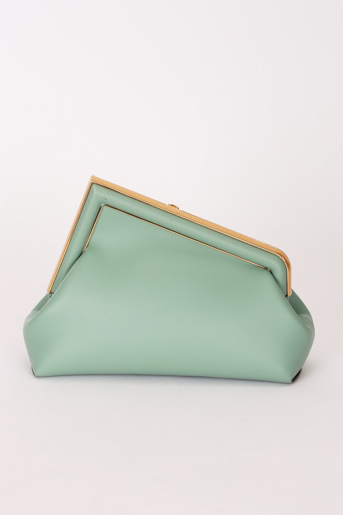 Fendi First Clutch Seafoam Green