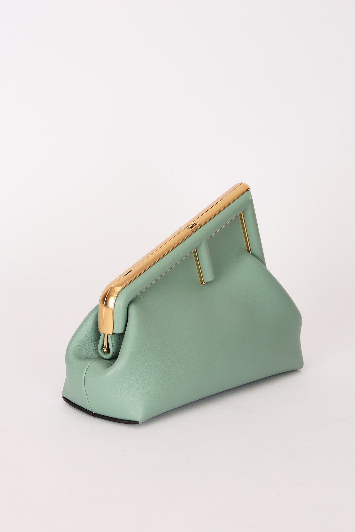 Fendi First Clutch Seafoam Green