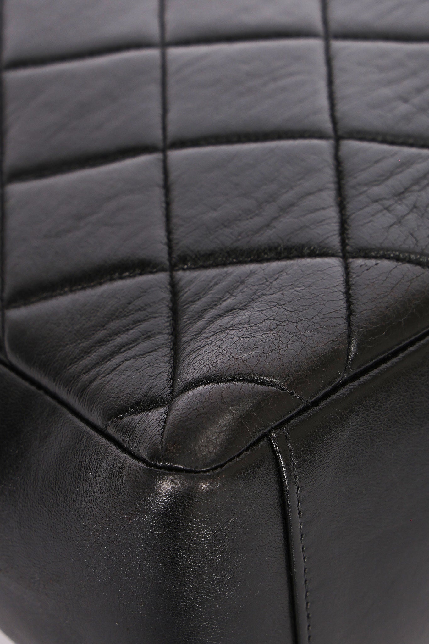 Chanel Double Turnlock Shoulder Bag Black Lambskin 1996 24K GP