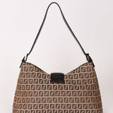 Fendi Zucchino Baguette Shoulder Bag