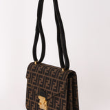 Fendi Zucca Envelope Flap Shoulder Bag