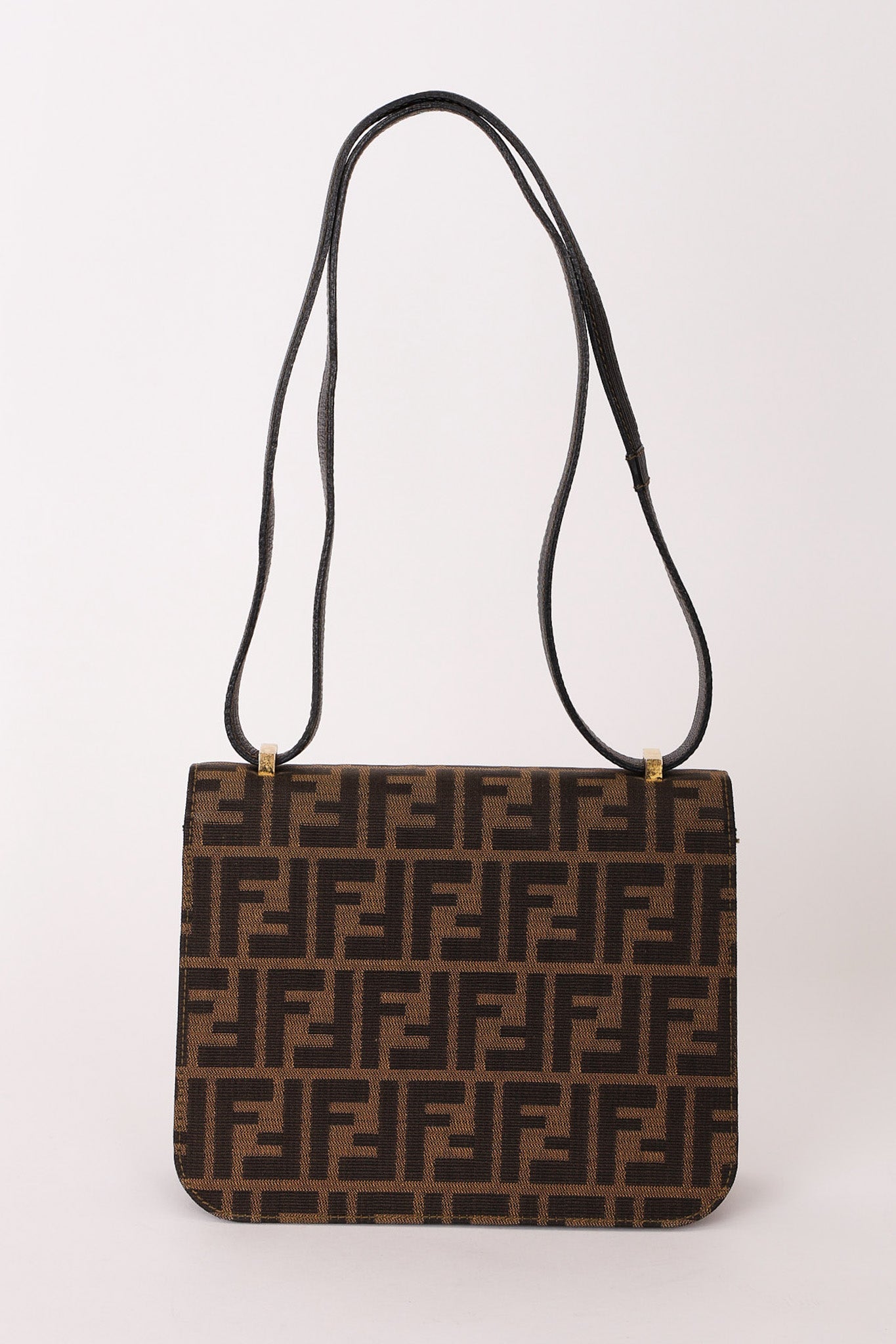 Fendi Zucca Envelope Flap Shoulder Bag