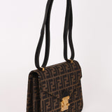 Fendi Zucca Envelope Flap Shoulder Bag