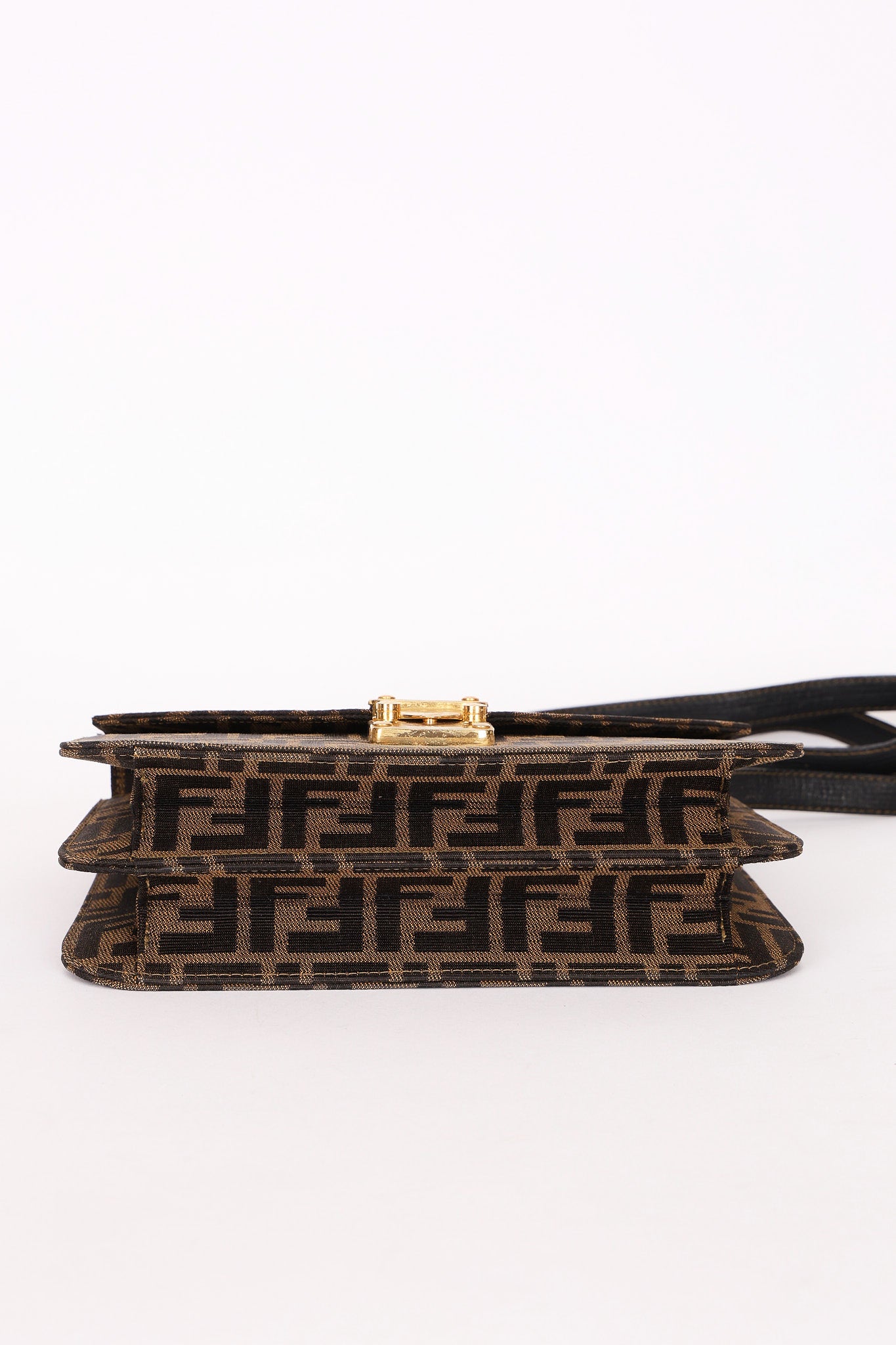 Fendi Zucca Envelope Flap Shoulder Bag