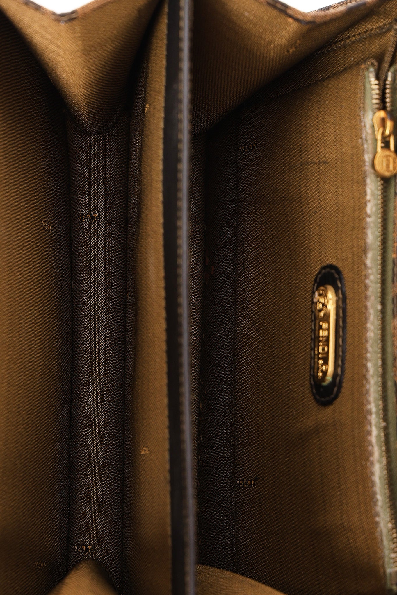 Fendi Zucca Envelope Flap Shoulder Bag