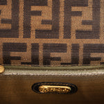 Fendi Zucca Envelope Flap Shoulder Bag