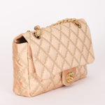 Chanel Rope Whipstitch Single Flap Pink Satin AGHW