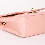 Chanel Mini Square Flap Pink Caviar 24K GP