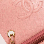 Chanel Mini Square Flap Pink Caviar 24K GP