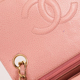 Chanel Mini Square Flap Pink Caviar 24K GP