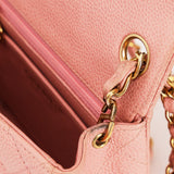 Chanel Mini Square Flap Pink Caviar 24K GP