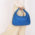 Bottega Veneta Intrecciato Small Hobo Cobalt Blue