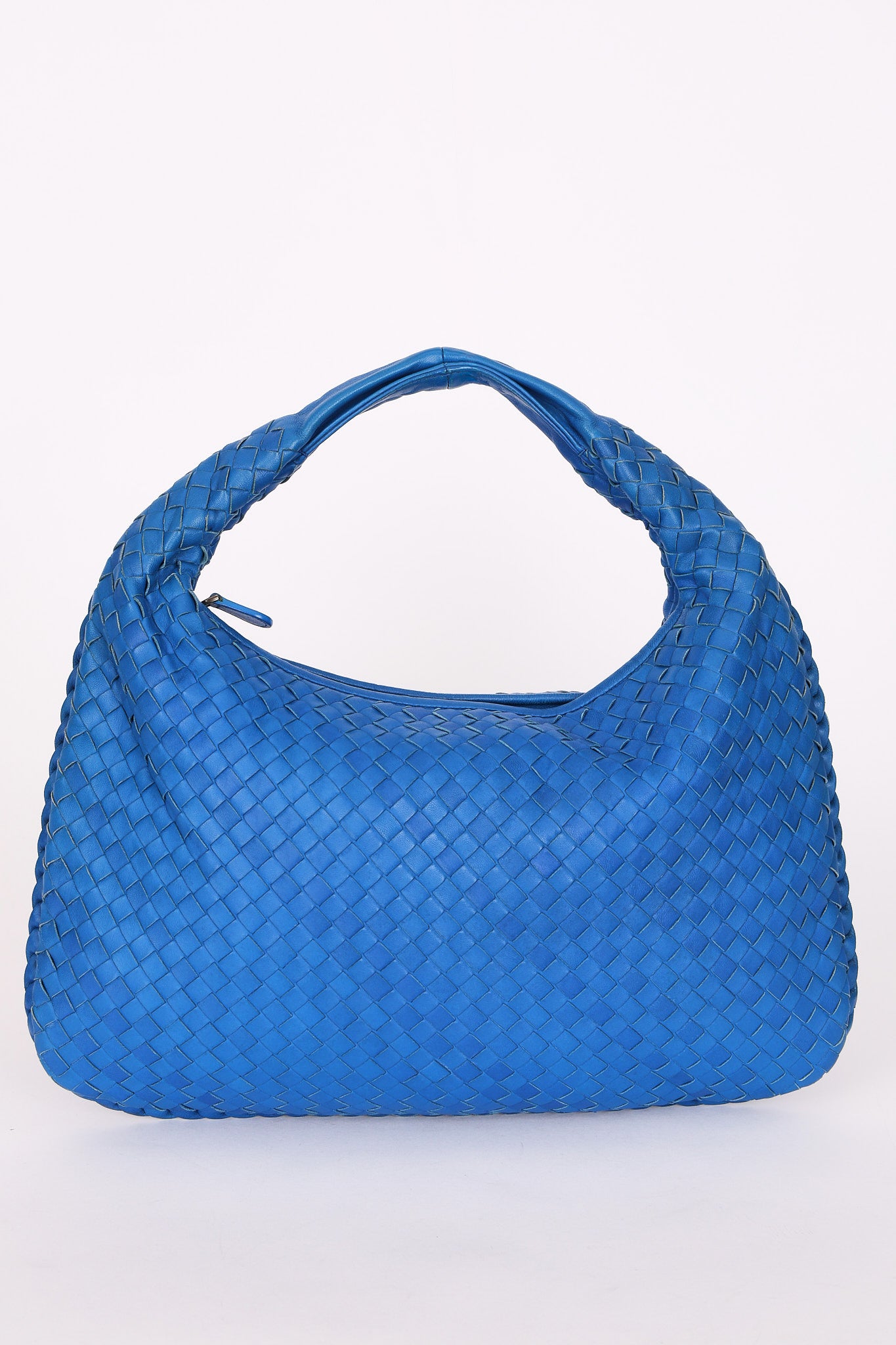 Bottega Veneta Intrecciato Small Hobo Cobalt Blue